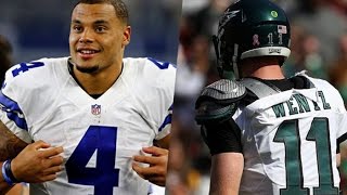 Dallas Cowboys vs. Philadelphia Eagles : Dak Prescott vs. Carson Wentz?