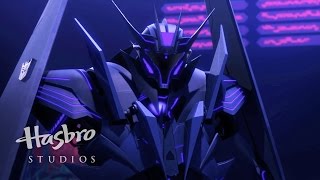 Transformers Prime - Black Airachnid Vs. Shockwave Transformers Official
