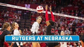 Rutgers at Nebraska | Big Ten Volleyball | B1G+ Encore | Oct. 28, 2023