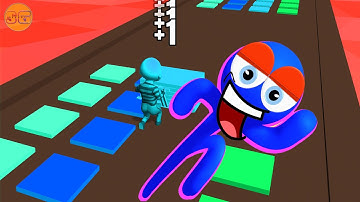 Stack Color Lv 157 - Gameplay Walkthrough iOS, Android #Shorts