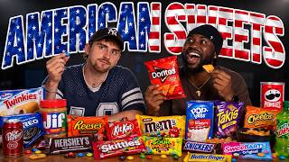 2 Brits Try American Sweets 🇺🇸