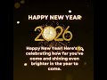 Happy Blessed New Year!