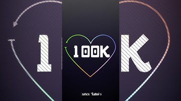 Tik Tok 100K Like Xml || 🔥🔰 || In Alight Motion || Black Screen || 🔥🔰 || New Vairal Xml file || 🔥💥