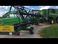 Moisson de colza / John Deere T660i / coupe 625x