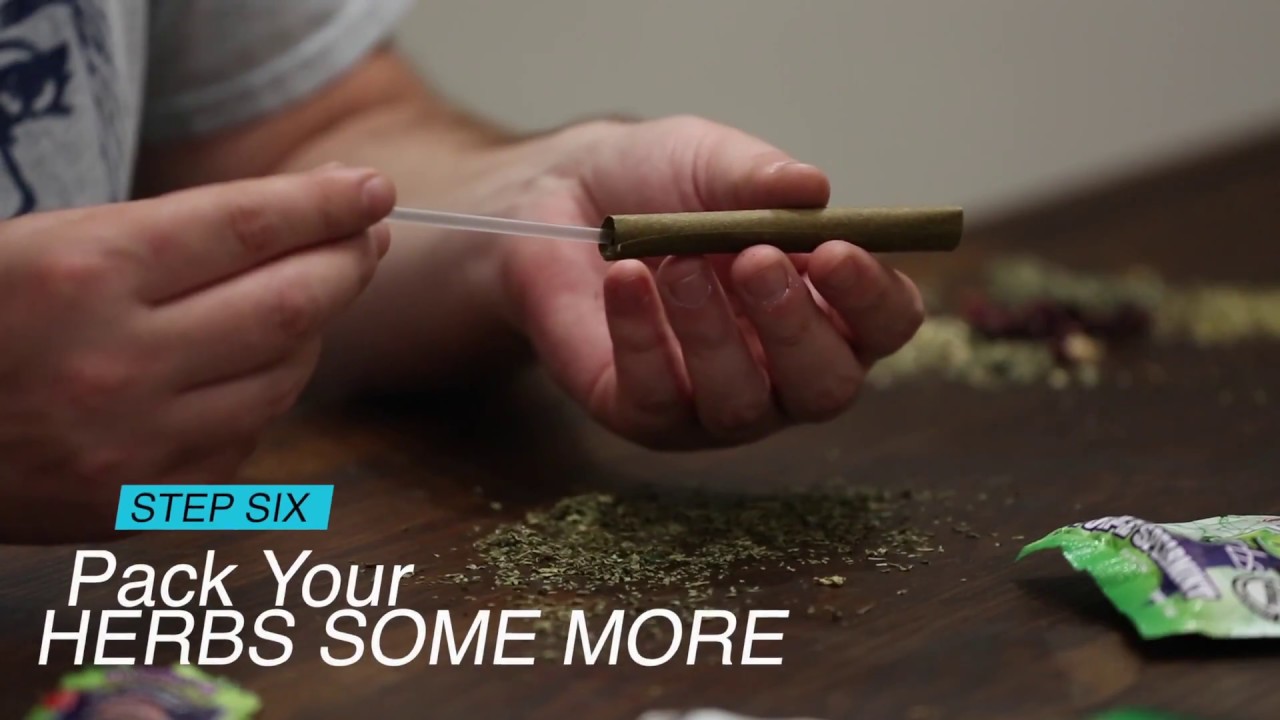 Hemp Wraps Rolled with Herbal Blends - A How To Video