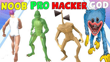 NOOB vs PRO vs HACKER vs GOD in Huggy Crazy Lab