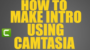 How To Make Youtube Intro Video In Camtasia || INTRI VIDEO || Hindi/Urdu