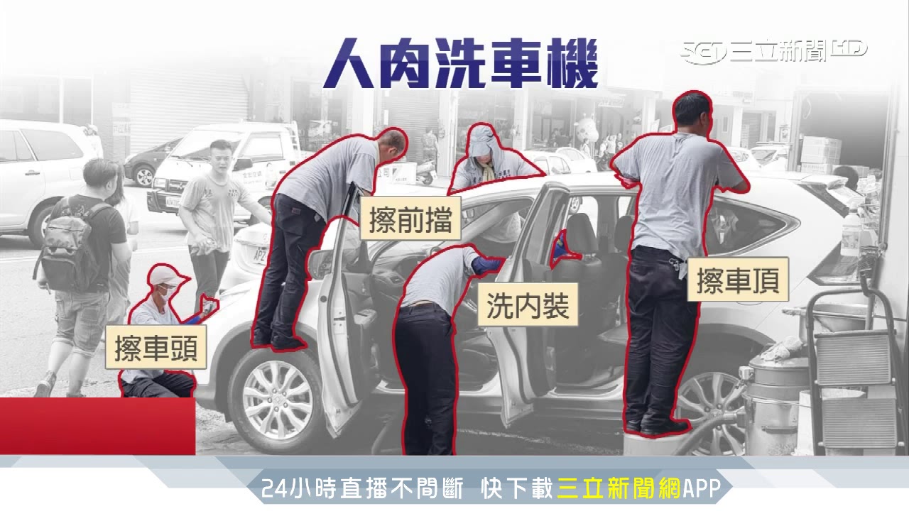 7人洗1車 人肉洗車機模式僅需10分 三立新聞台 Youtube 7人洗1車 人肉洗車機模式僅需10分 三立新聞台 Youtube