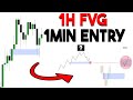 1h fvg with 1min entry strategy to get funded