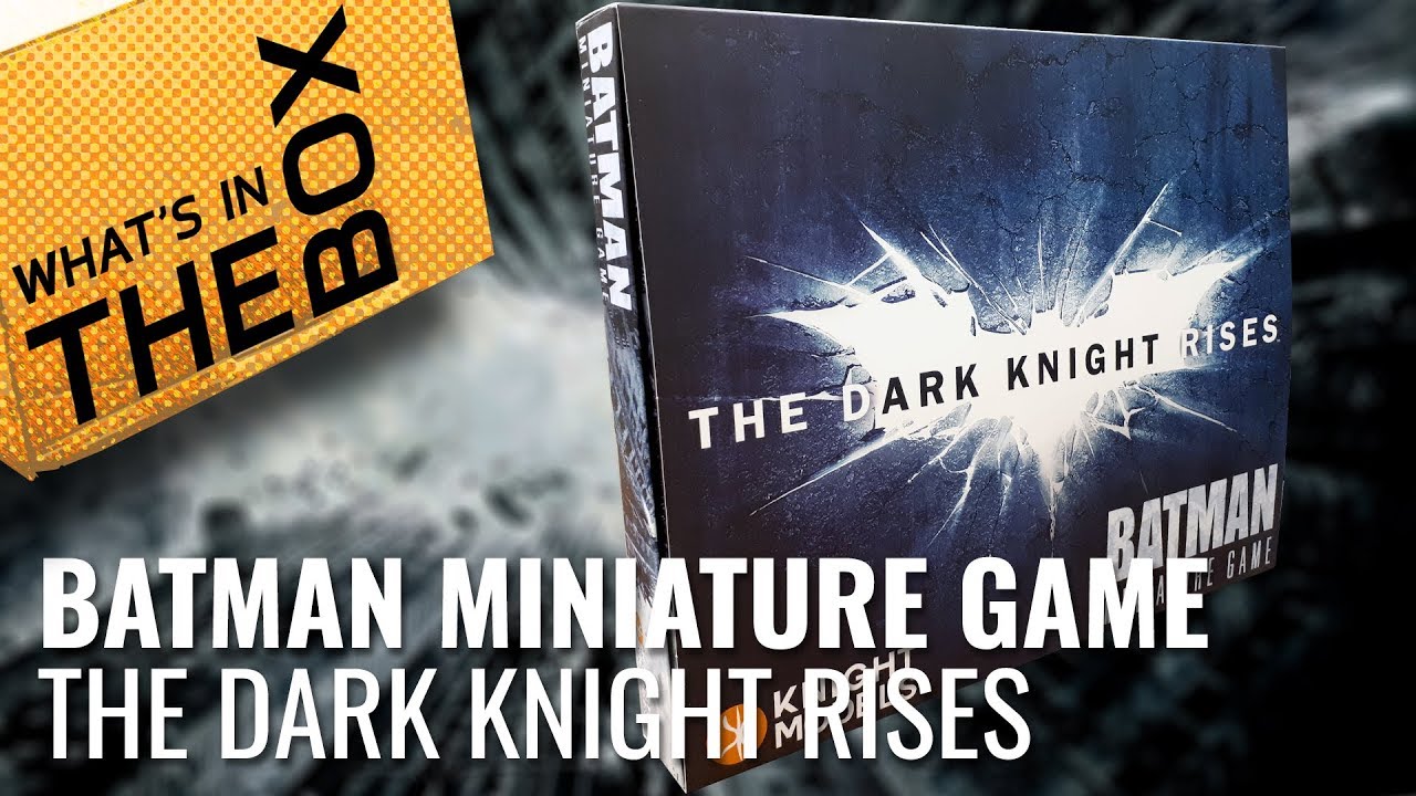 Batman Miniature Game Unboxing: The Dark Knight Rises - YouTube