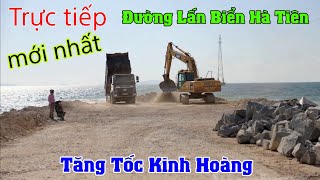 Download Lagu Trực tiếp mới nhất đổ đá lấp biển Hà Tiên tăng tốc kinh hoàng  MP3