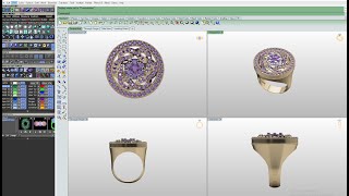 How TO Make Invisible Setting Jewellery Design in Matrix 0.9