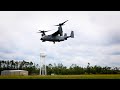 Landed in our Front Yard! Osprey Military VTOL Aircraft at F95 Calhoun County Airport FL