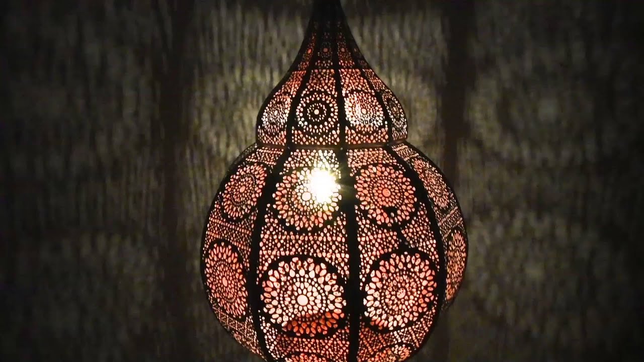 Slaapkamer sfeerverlichting voor een gezellige oosterse sfeer.