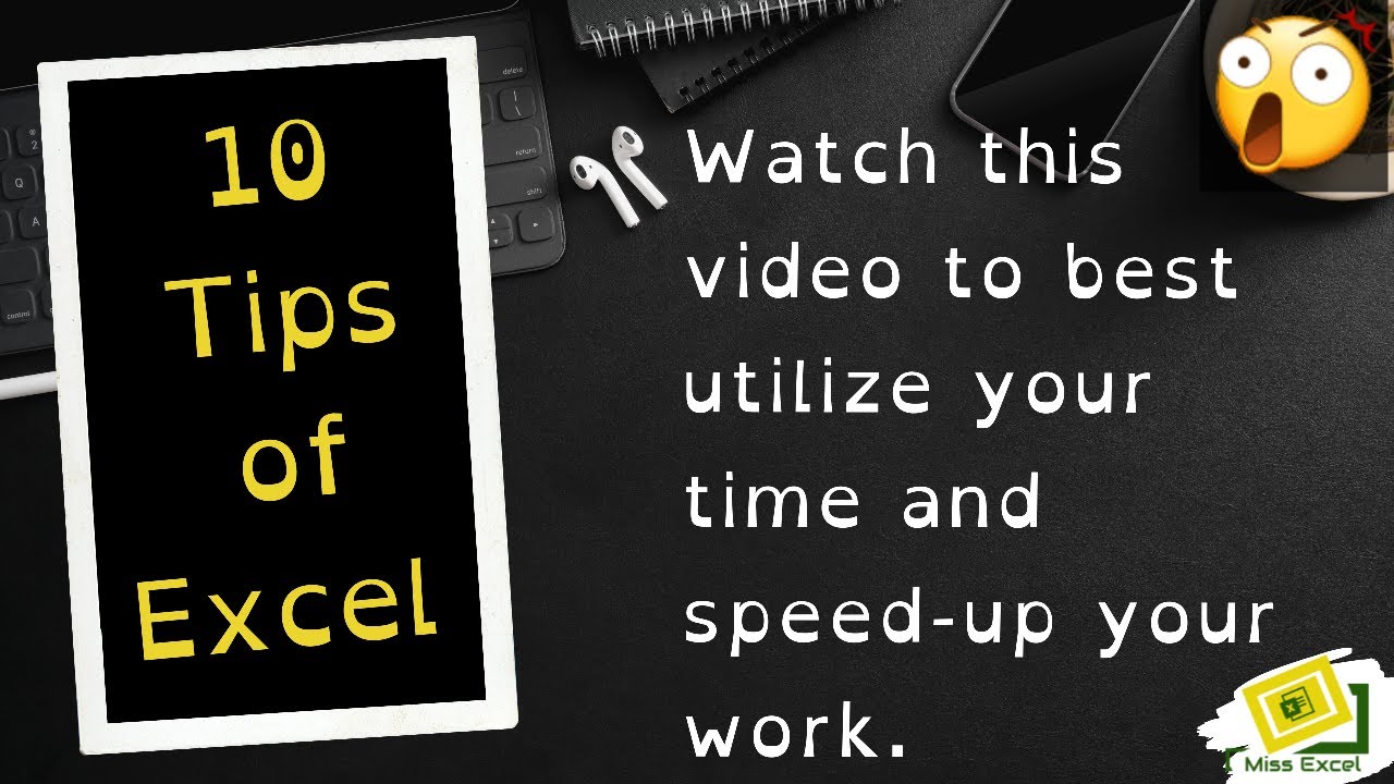 Top 10 Excel Tips and Tricks - YouTube