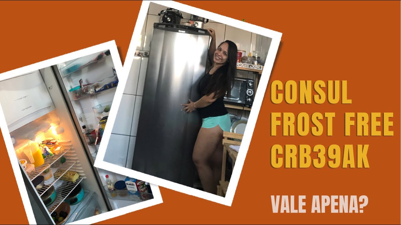 Resenha - Geladeira Consul Frost Free 342 Litros cor Inox - CRB39AK