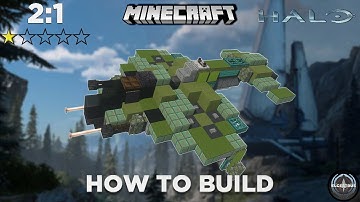 UNSC AV-49 Wasp | Minecraft Halo tutorial