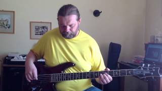 Video thumbnail of "Kowalsky meg a Vega: Amilyen hülye vagy, én úgy szeretlek!# bass cover"