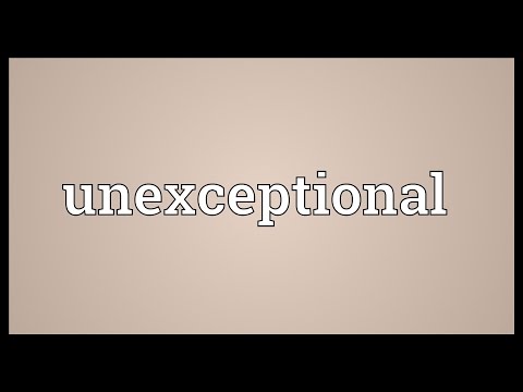 Header of unexceptional