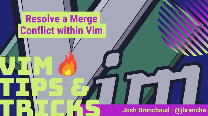 Resolve a Git Merge Conflict within Vim | Vim 🔥 Tips and Tricks
