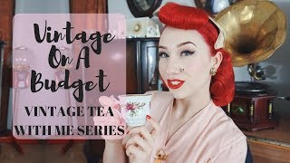 Vintage Pinup Fashion On A Budget | Vintage Tea With Me Series | Vintage Shopping