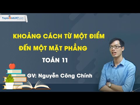 Video: Cách Xác định Khoảng Cách Từ Một điểm đến Một Mặt Phẳng được Xác định Bằng Dấu Vết