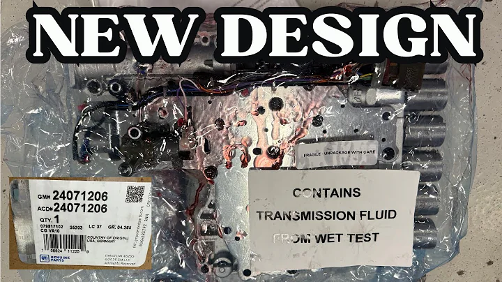 10L80 NEW DESIGN Valve Body - First LOOK !