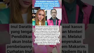 Bela Nadiem Makarim, Inul Daratista Doakan Orang yang Jahati Bos Gojek