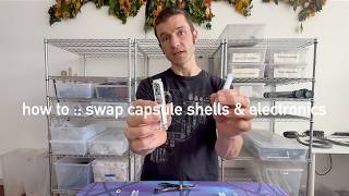 how to :: swap capsule 2.C shells & electronics @flowtoys