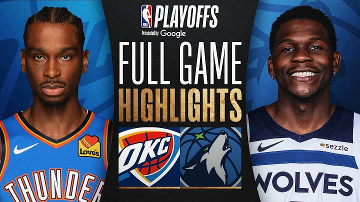 #1 THUNDER at #6 TIMBERWOLVES | FULL GAME 3 HIGHLIGHTS | May 24, 2025