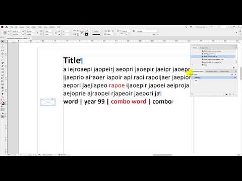 InDesign JavaScript by LFCorullón | Highlight words
