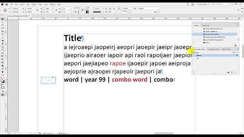 InDesign JavaScript by LFCorullón | Highlight words