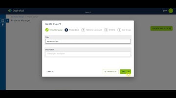 How to create a taxonomy project in Graphologi