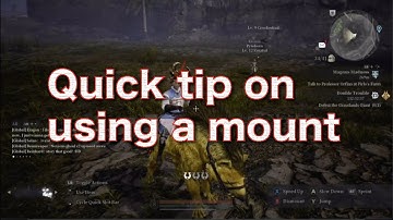 How to use a mount | Bless Unleashed | BU