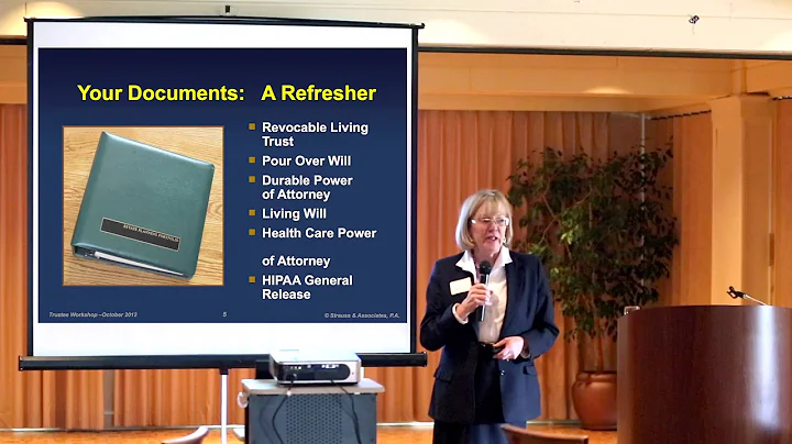 Successful Successor Trustee Workshop: Part 1, Overview