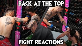 Alex Perez vs Matheus Nicolau Full Fight Reactions | Huge Bounce Back Knockout for Perez