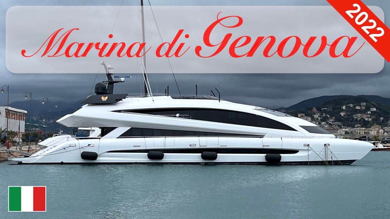 Genova Sestri Italia 🇮🇹 yacht marina walking tour