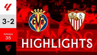 Villarreal CF vs Sevilla FC (3-2) LALIGA | Resumen Resimi