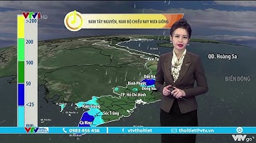 Bản tin thời tiết 5h30 - 23/12/2021: Tây Nguyên và Nam Bộ chiều nay mưa giông | VTVWDB