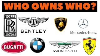 Which automaker company owns your favorite car brand? You'd be surprised