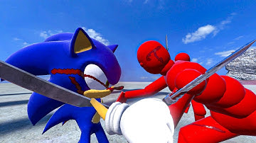 AI Ragdolls Killed Sonic - Overgrowth Mods Gameplay
