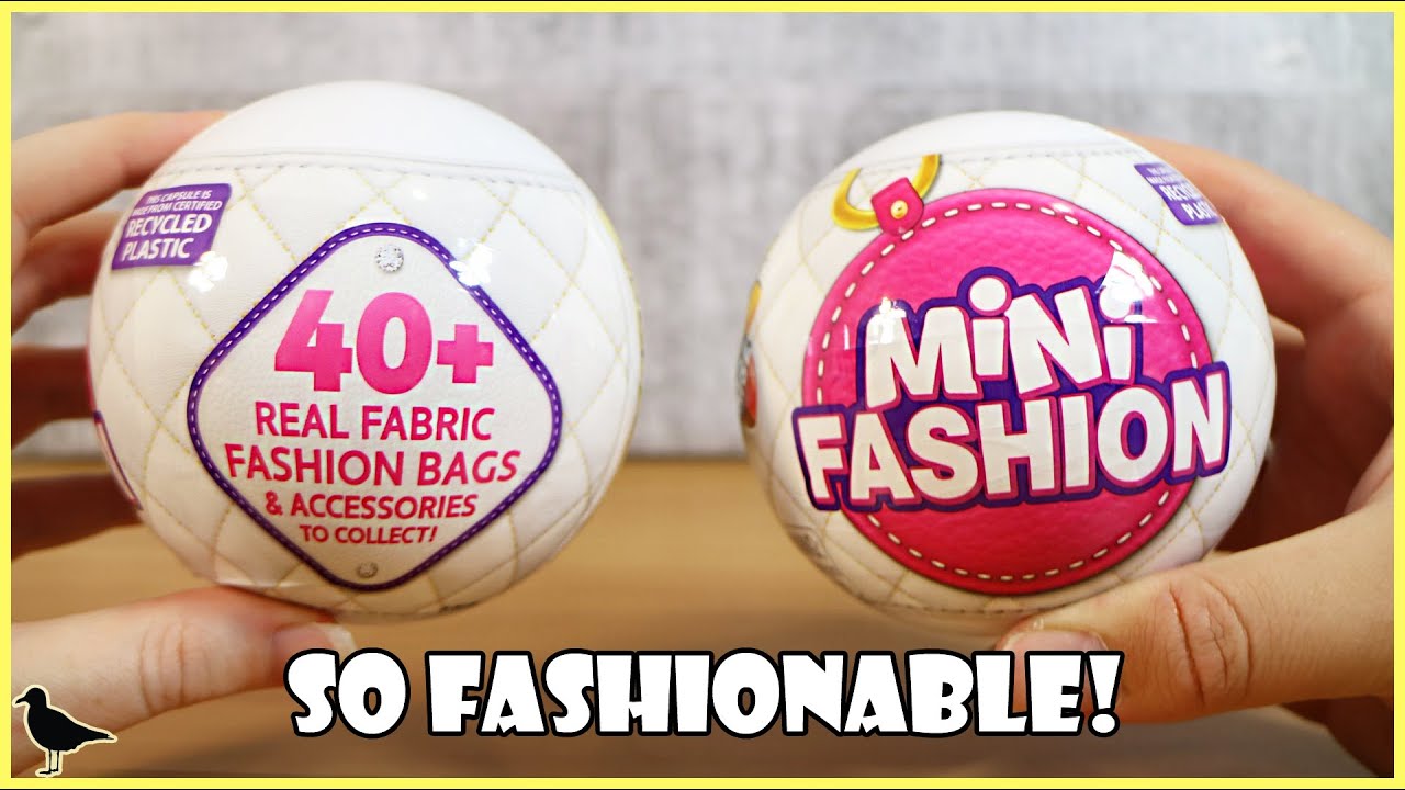 5 Surprise Mini Fashion Real Fabric Fashion Bags And Accessories Capsule  Collectible Toy By ZURU