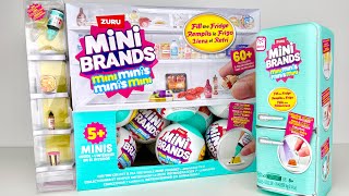 New Full Case Mini Brands Fill The Mini Fridge Asmr Unboxing Oddly Satisfying Relaxing Sounds