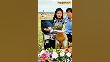 Chimichurri Sauce Dispenser Robot, in Service #futuristic #robot #technology #humanoid #AI