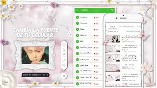 ˖ .   ֺ  ָ ઇઉ◝ cambia la fuente de tu celular 🍮 ⭒·𝆬៹ 𓋜 screenshot 3