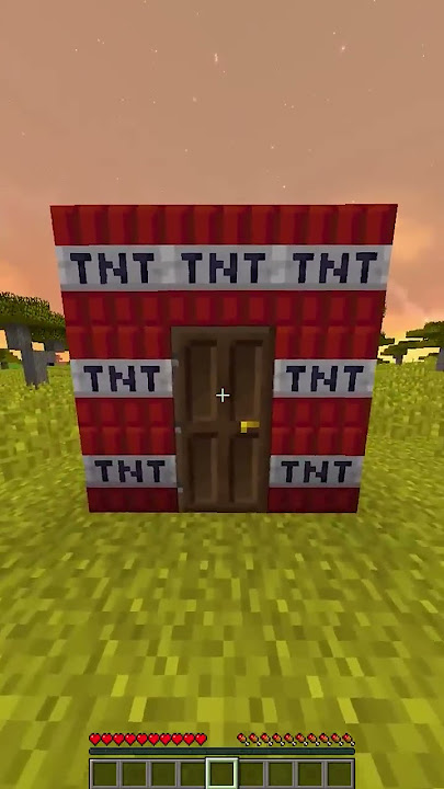 TNT BOM BLAST IN mini block craft #kbcraft # shorts