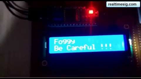 Fog Detection using Artificial Intelligence Support Vector in Image processing on Raspberry Pi