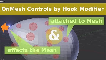 OnMesh Controls by Hook modifier in Blender