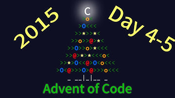 Coding Advent Of Code 2015 - Day 4 & 5