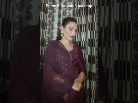 सिर्फ 5 प्रोडक्ट से मेकअप 😯😯#shortsfeed #haryanvisong #eyemakeup RKG